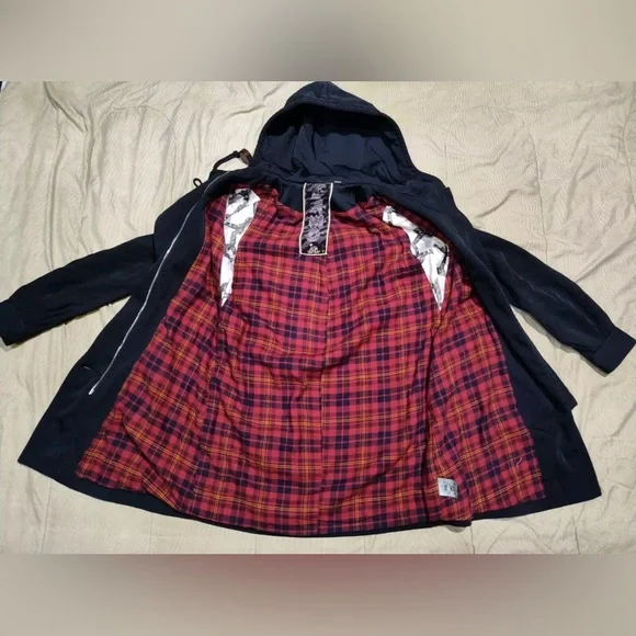 ✨🆕L.A.M.B. Navy Blue Long Outdoor Jacket!Fall 2007 Collection!Size 6!✨